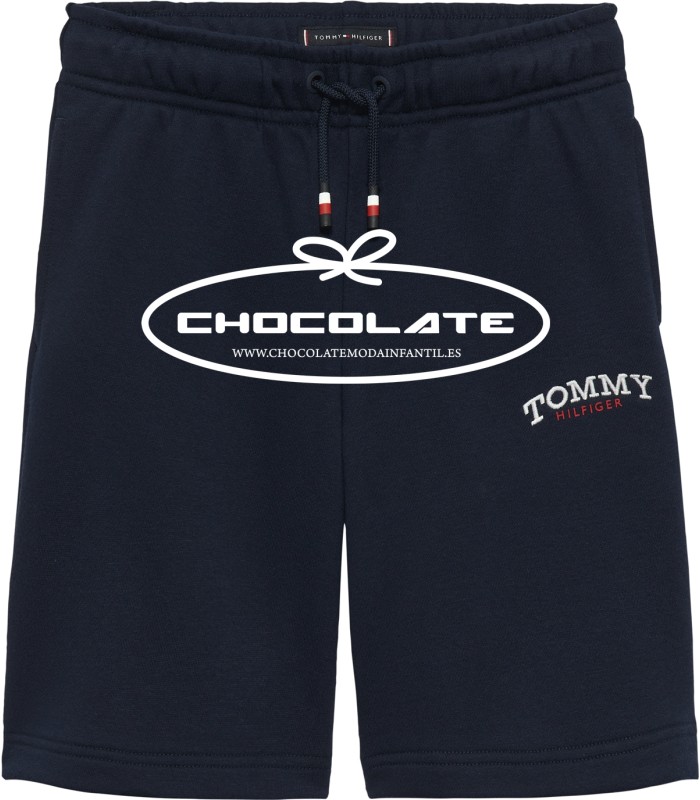 Bermuda para niño marino de algodón Tommy | Bermuda Tommy Hilfiger ...