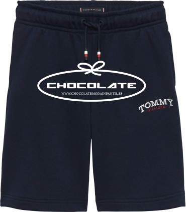 Bermuda para niño marino de algodón Tommy | Bermuda Tommy Hilfiger ...