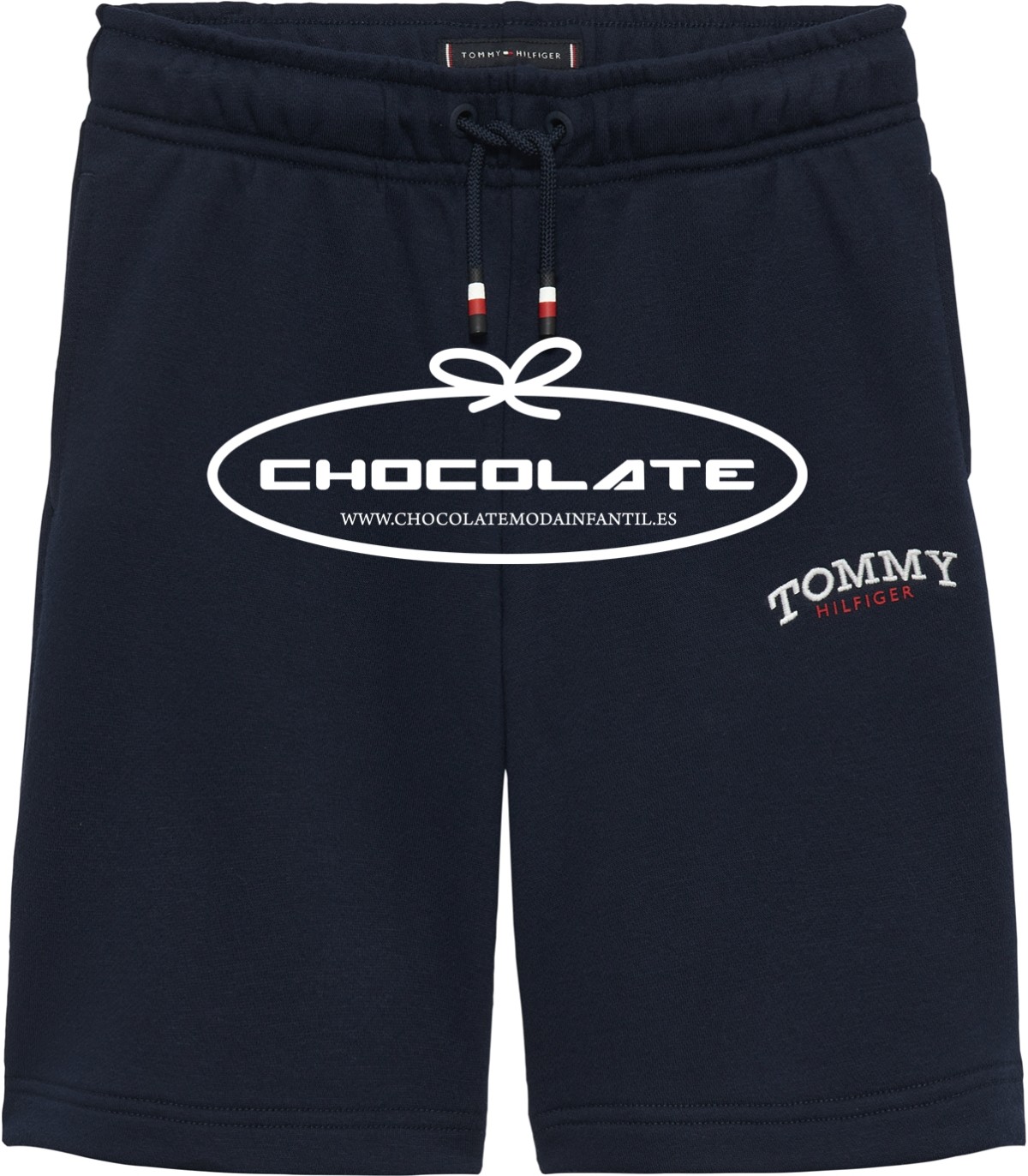 Bermuda para niño marino de algodón Tommy | Bermuda Tommy Hilfiger ...