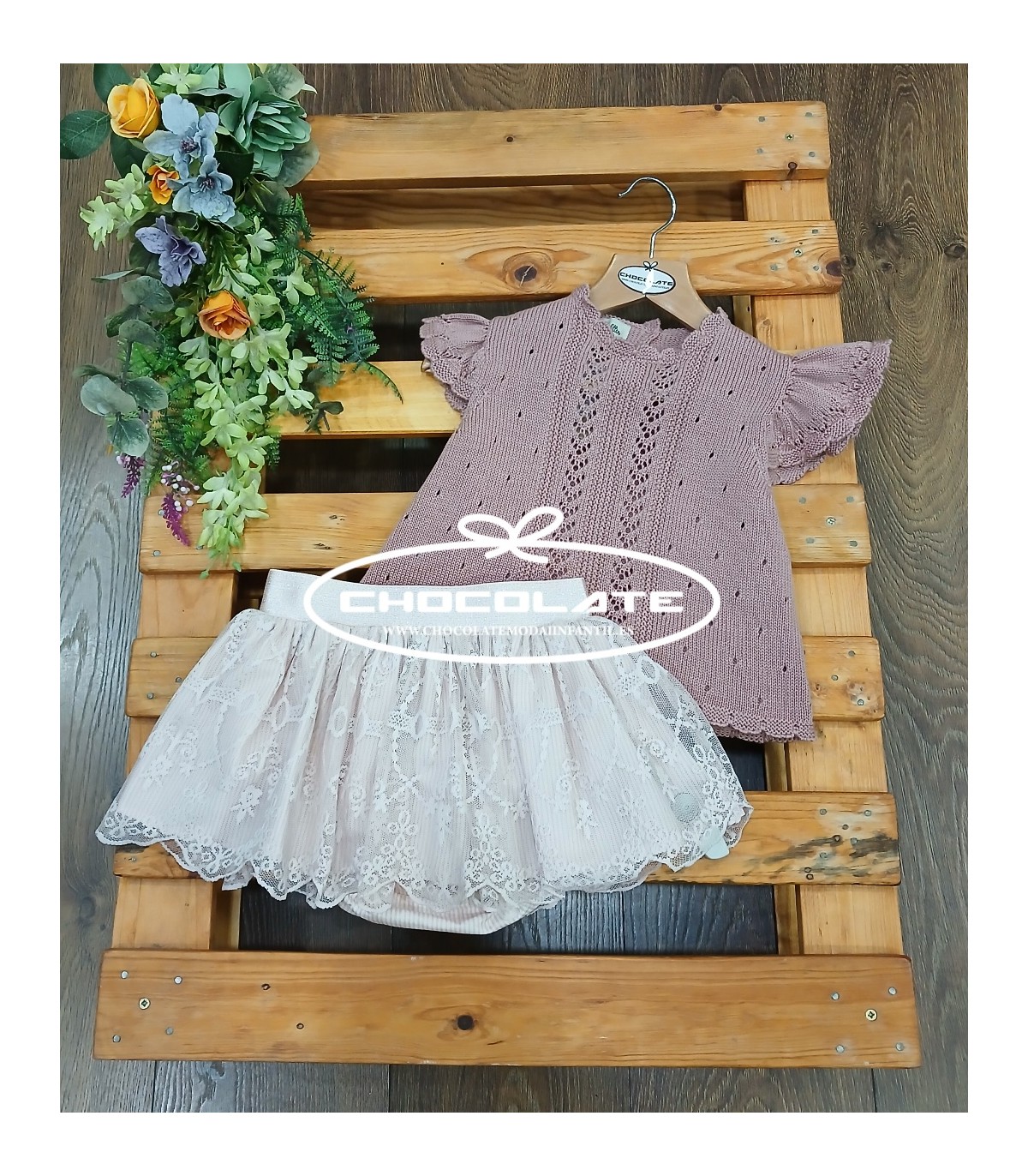 Conjunto ceremonia niña colección Duquesita de Lolittos | Si buscas...