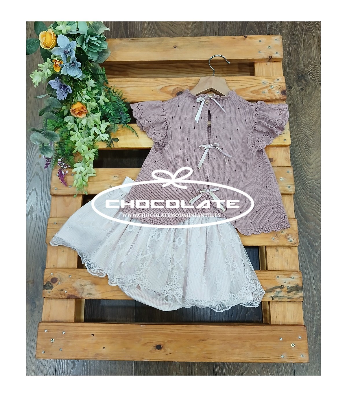 Conjunto ceremonia niña colección Duquesita de Lolittos | Si buscas...