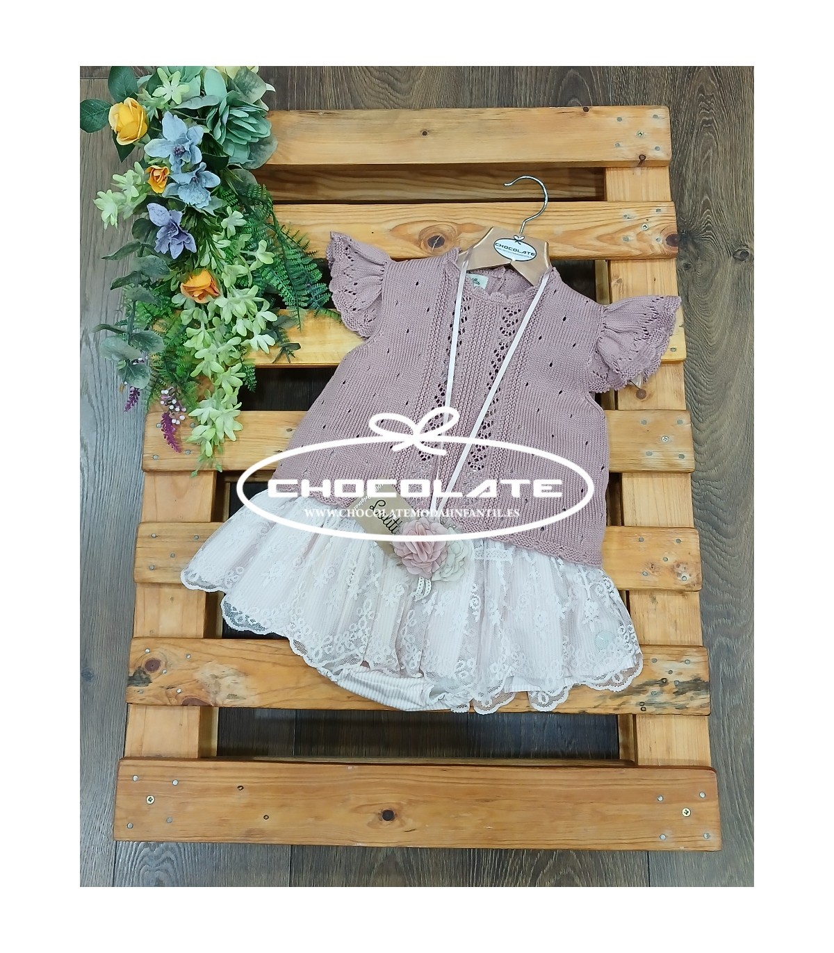 Conjunto ceremonia niña colección Duquesita de Lolittos | Si buscas...