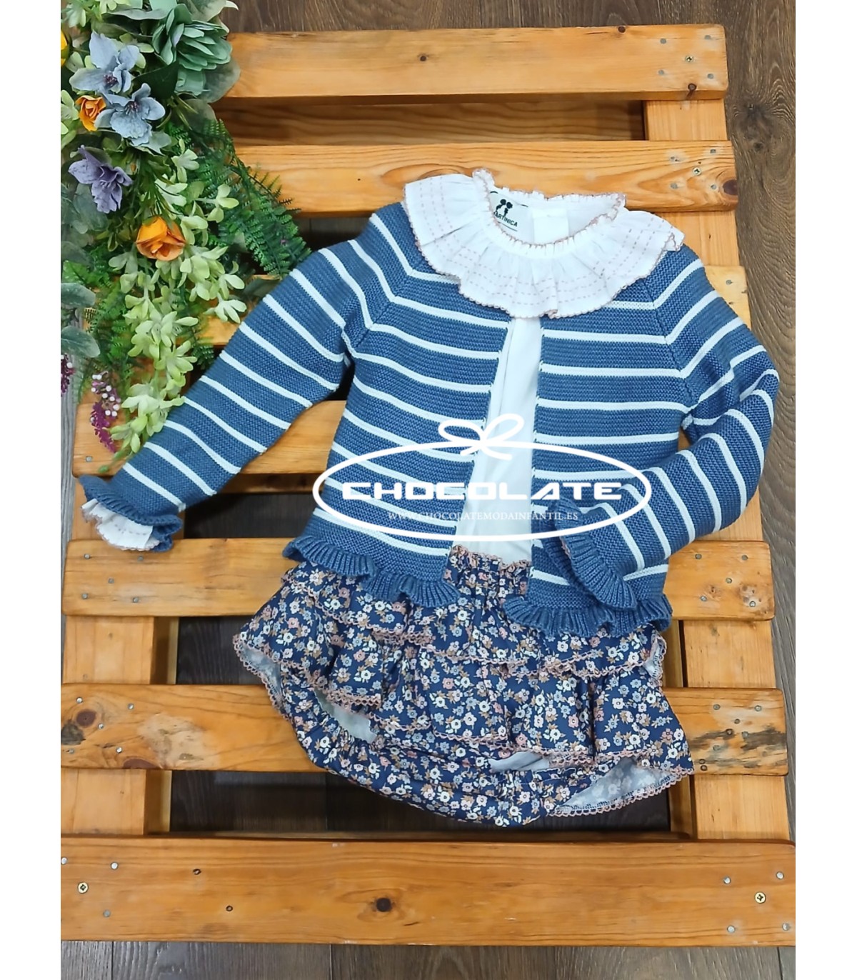 Conjunto niña Mi petit mon de La Martinica | Conjunto para niña de ...