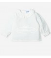 Camisa plumeti blanco de Mac ilusión | Camisa blanca para bebé niño...