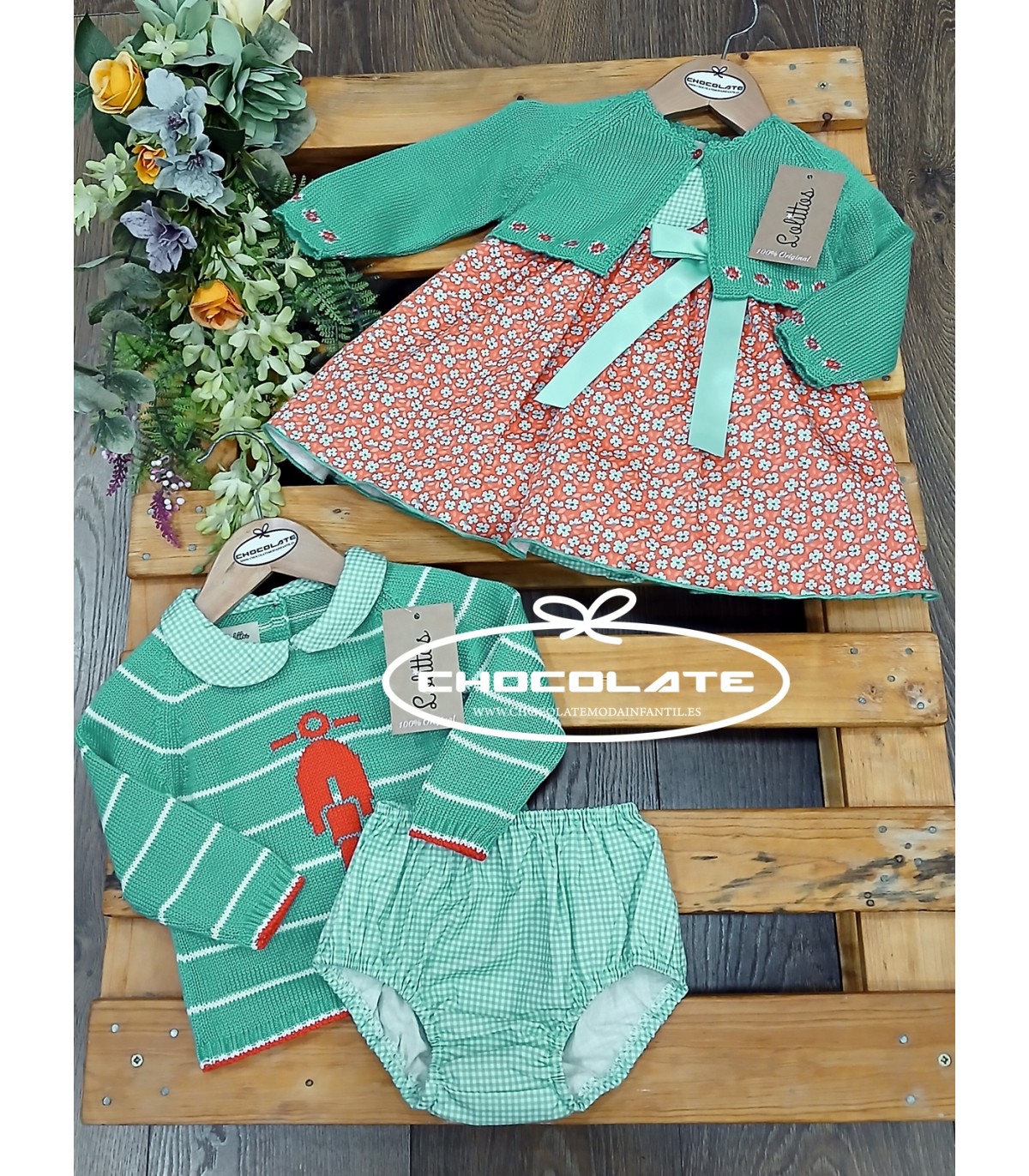 Conjunto bebé niño colección Aroma de Lolittos | Precioso conjunto ...