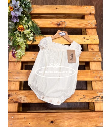 Pelele beig ceremonia colección Dinastia de Lolittos | Pelele beig ...