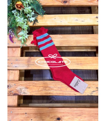 Medias rojas y azules colección Cherry de Lolittos | Preciosas medi...
