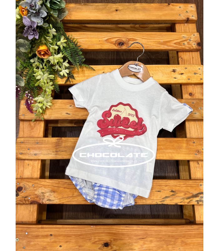 Conjunto para bebé niño colección Cherry de Lolittos | Conjunto de ...