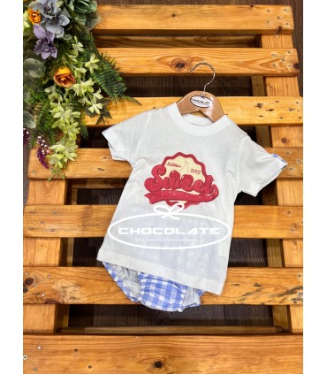 Conjunto para bebé niño colección Cherry de Lolittos | Conjunto de ...