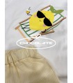 Conjunto niño camiseta limones y bermuda de Pio Pio | Conjunto de P...