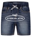 Bermuda vaquera oscura tipo jogging Levis para bebe