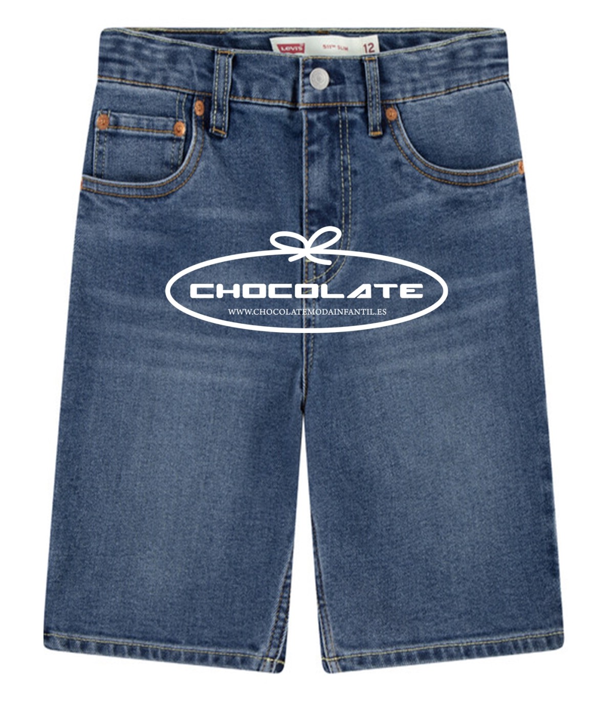 Bermuda vaquera modelo 511 de Levis para niño | 👖 Bermuda vaquera L...