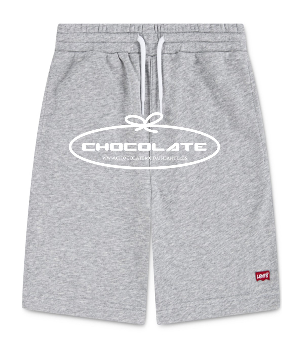 Bermuda de algodón gris de Levis para niño | 🩳 Bermuda de algodón L...