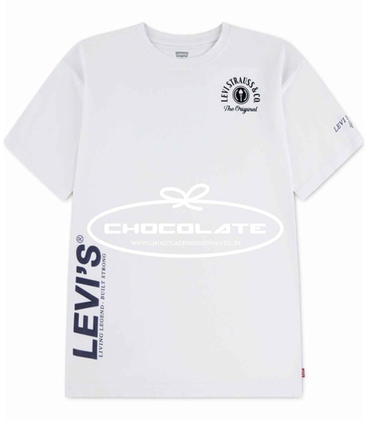 Camiseta blanca de Levis para niño | Camiseta blanca para niño de l...