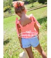 Blusa con short Bike de La Martinica | Conjunto para niña de la col...