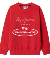 Sudadera roja de Pepe jeans para niño