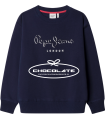 Sudadera azul marino de Pepe Jeans para niño | Sudadera de Pepe jea...