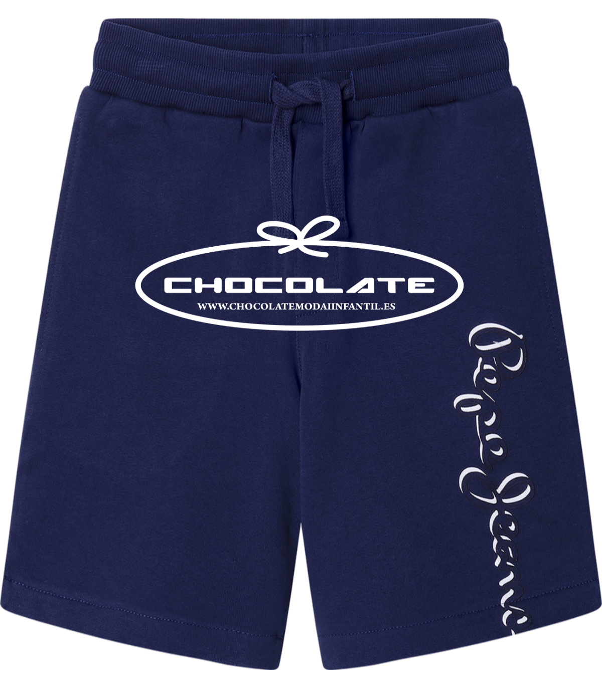 Bermuda algodón azul marino de Pepe jeans para niño | Bermuda azul ...