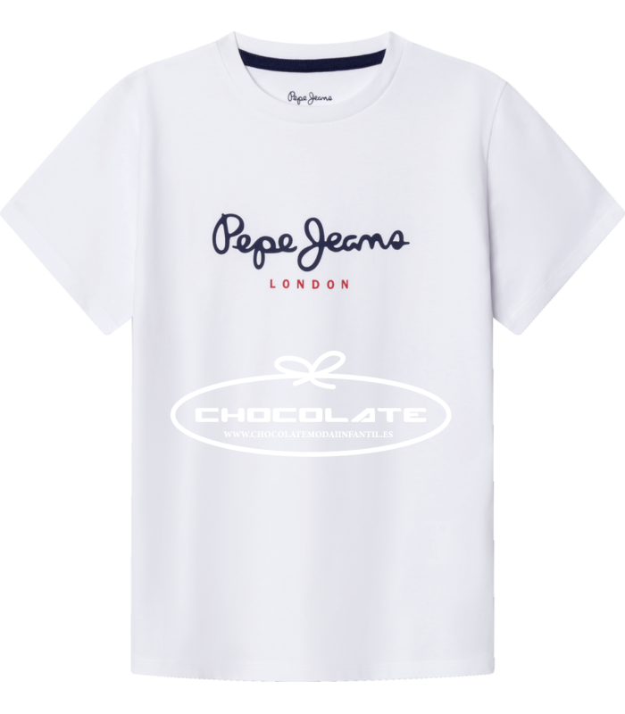 Camiseta blanca básica de Pepe jeans para niño | Camiseta blanca pa...