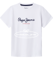 Camiseta blanca básica de Pepe jeans para niño | Camiseta blanca pa...