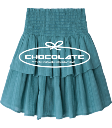Falda verde de Pepe jeans para niña |  | Faldas