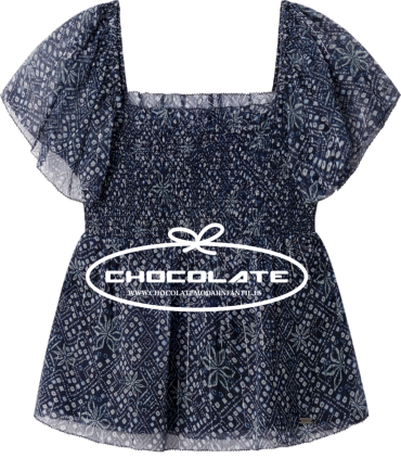 Top marino de Pepe jeans para niña | Preciosa camisa tipo top para ...