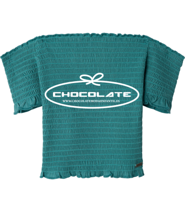 Top verde engomado para niña de Pepe Jeans | Precioso top para niña...