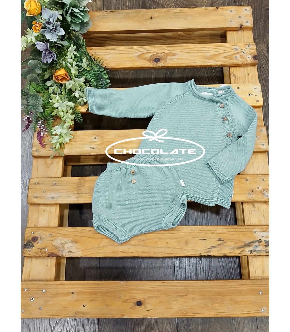 Conjunto algodón orgánico para bebé de Mini Mooi de Mac ilusión | C...