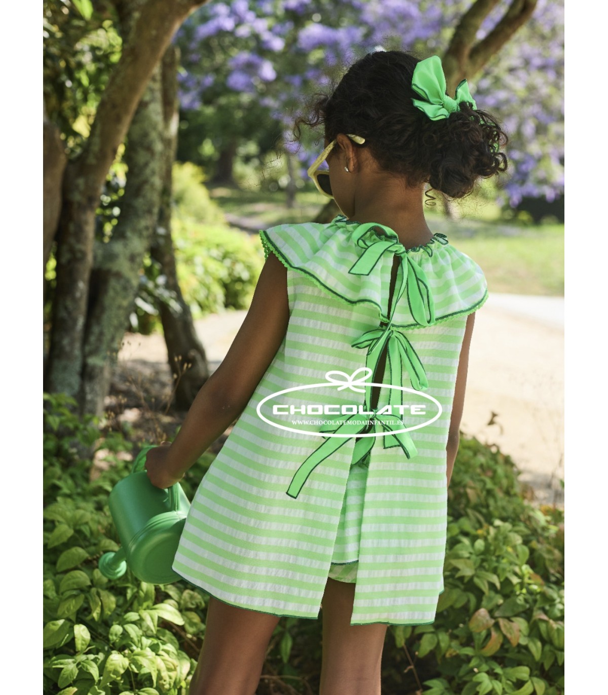 Caftán con braguita Apple La Martinica | Caftán para niña con bragu...