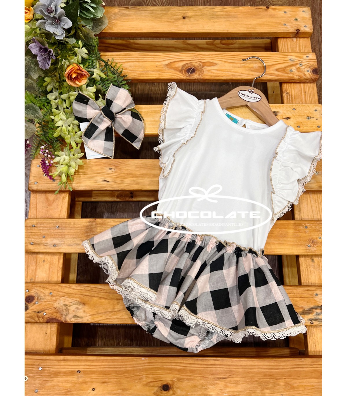 Conjunto niña braguita y camiseta Mini Martinicas de La Martinica |...