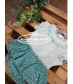 Braguita y blusa para niña colección Esmeralda de La Martinica | Co...