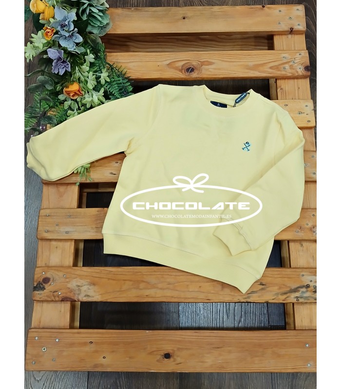 Sudadera niño Wild Life amarilla Harper & Neyer | Sudadera para niñ...