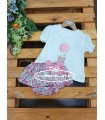Conjunto niña de camiseta y braguita Penélope de Valentina bebés