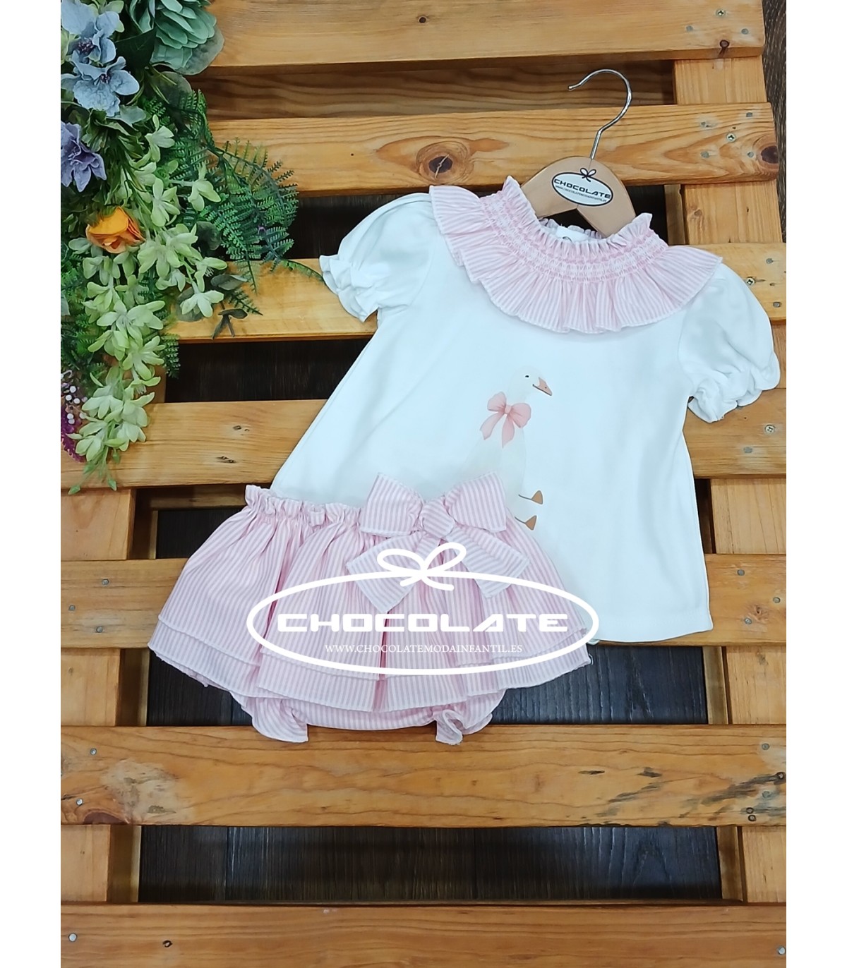 Conjunto Miami pink Valentina | Conjunto para niña de camiseta con ...