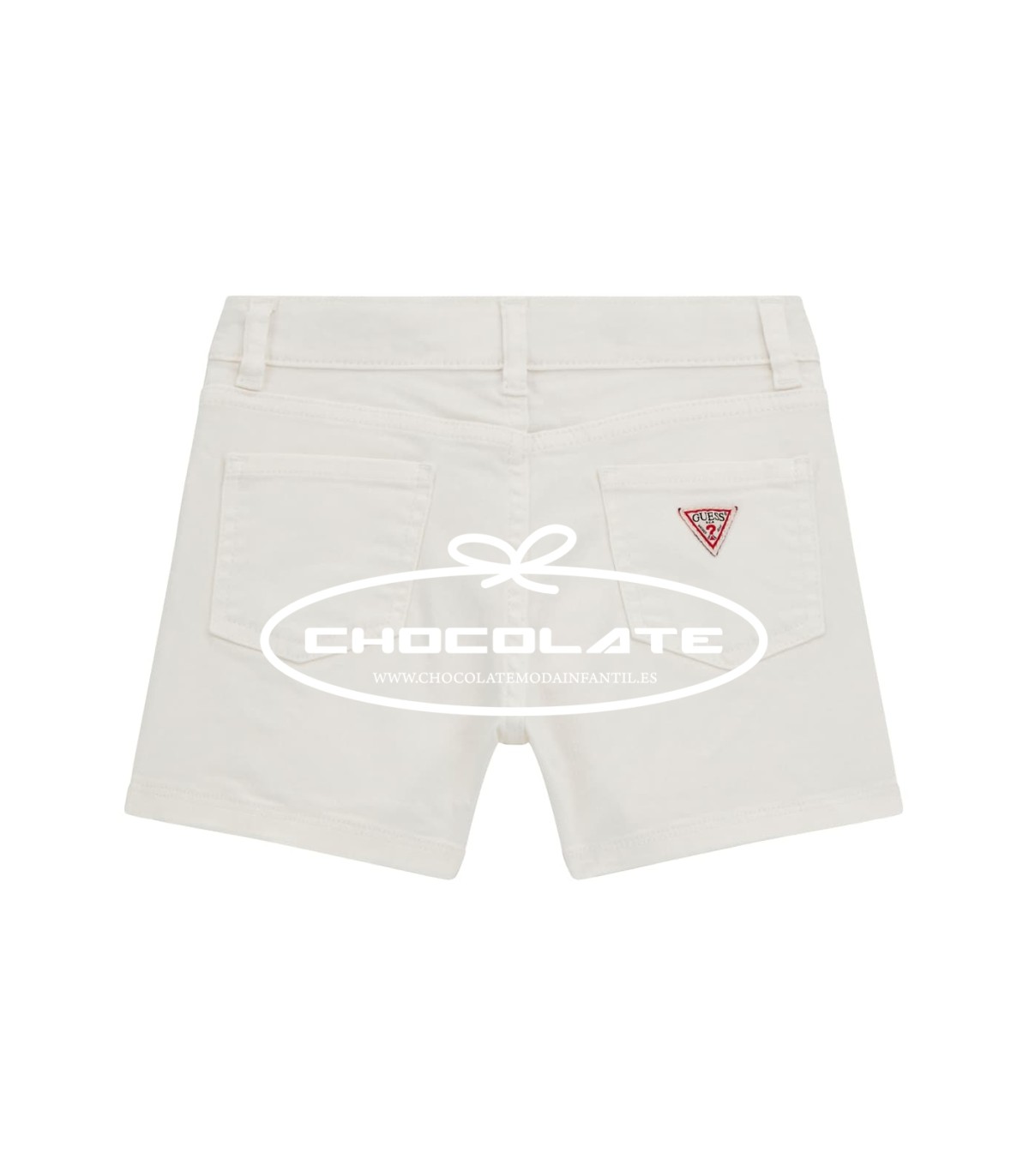 Short vaquero blanco de Guess para niña | Short vaquero en color bl...